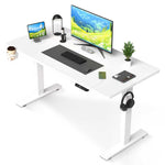 Plus Electric Standing Desk with USB-A & Type-C Charging, 70–117 cm
