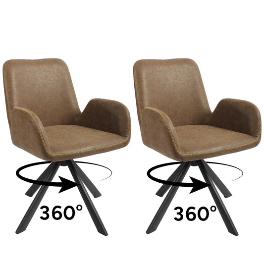 HOMAVO 2-Pack Modern Chairs – Comfortable, Wide Seat & Easy to Assemble
