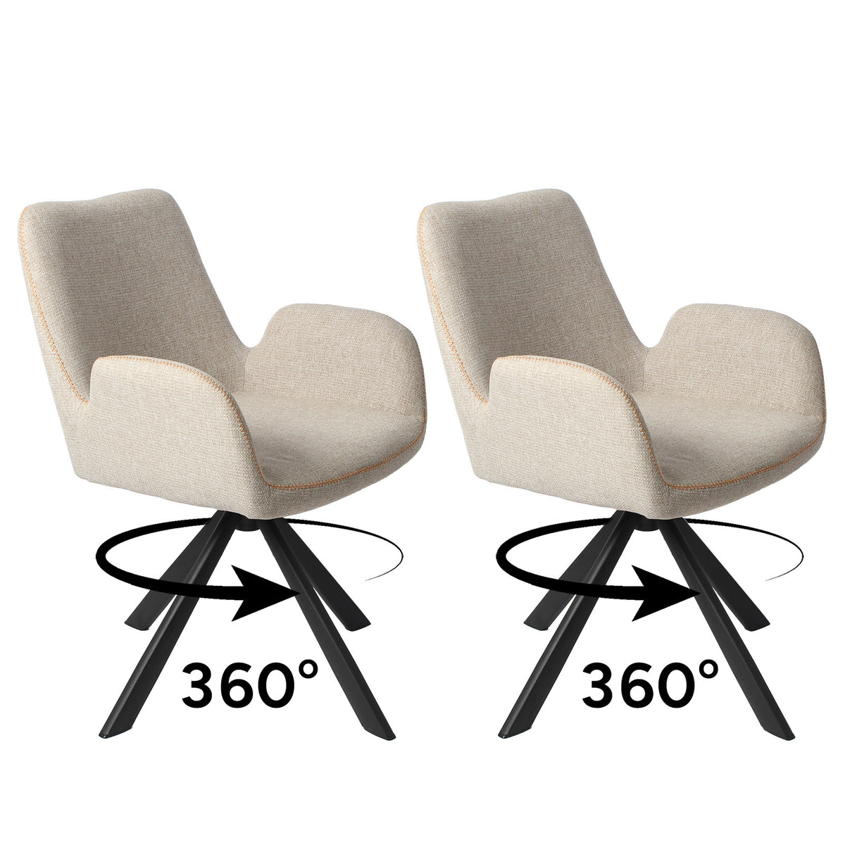 Upholstered Dining & Office Armchairs – Sets of 2, 4 or 6