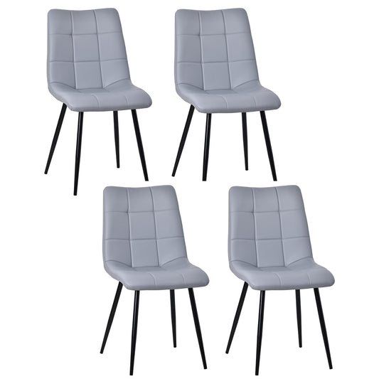 HOMAVO 4-Pack Modern Dining Chairs – Comfortable & Durable for Home or Office