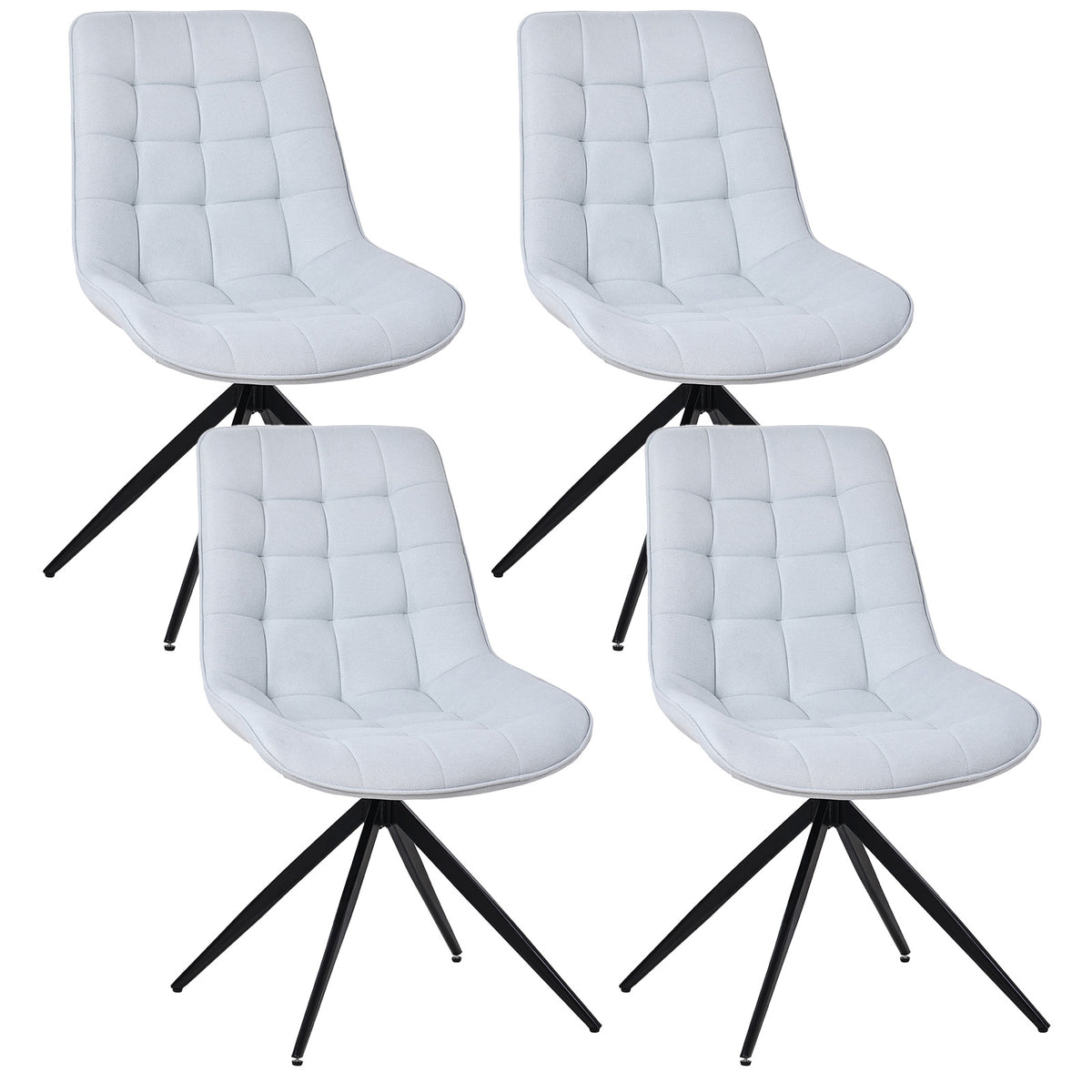 Upholstered Armless Dining Chairs – Sets of 2, 4 or 6