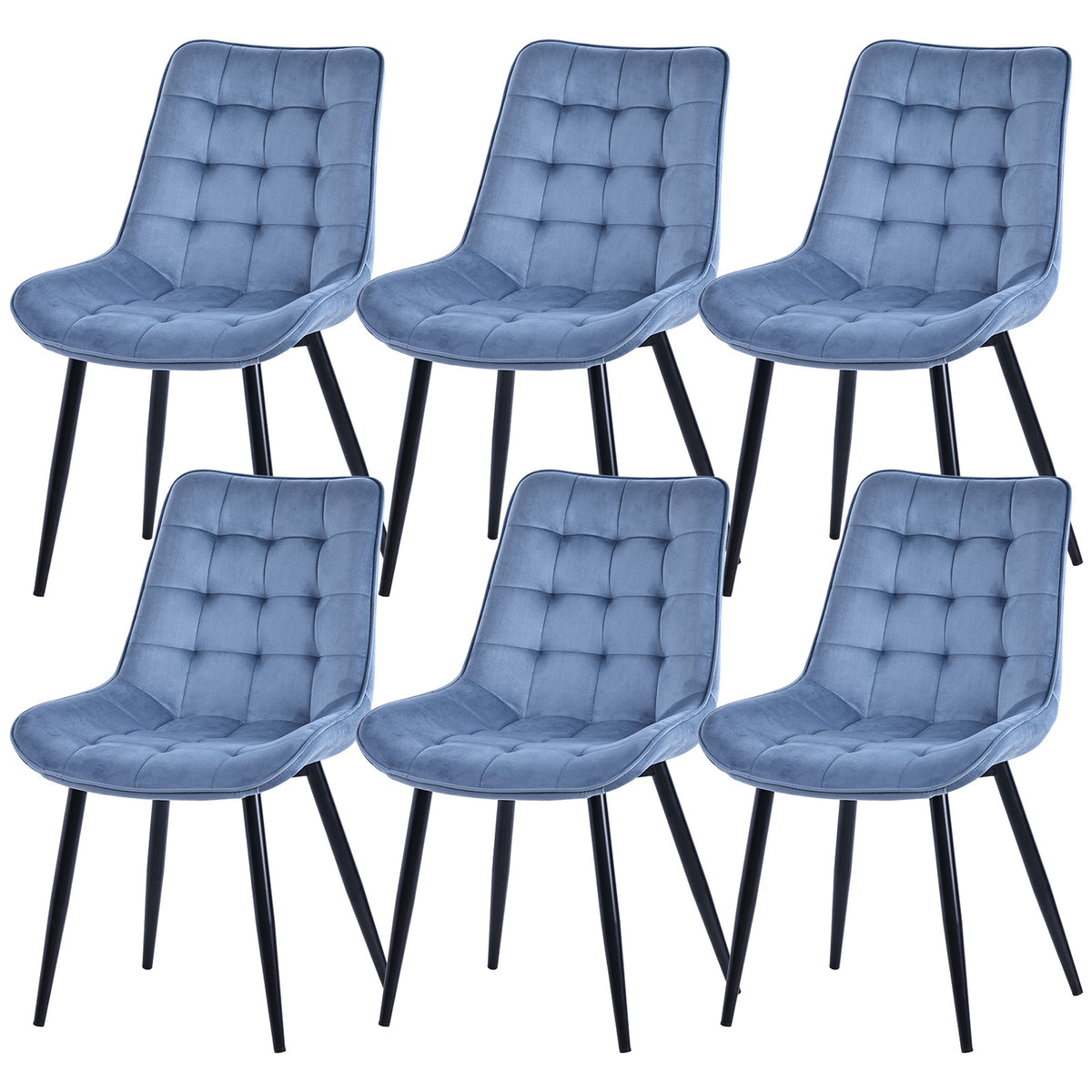 Upholstered Armless Dining Chairs – Sets of 2, 4 or 6