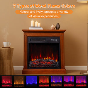 Electric Fireplace Cabinet with Remote Control — 14″ to 50″