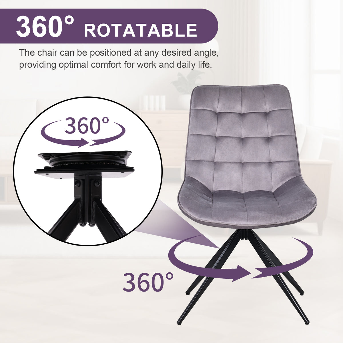 Upholstered Armless Dining Chairs – Sets of 2, 4 or 6