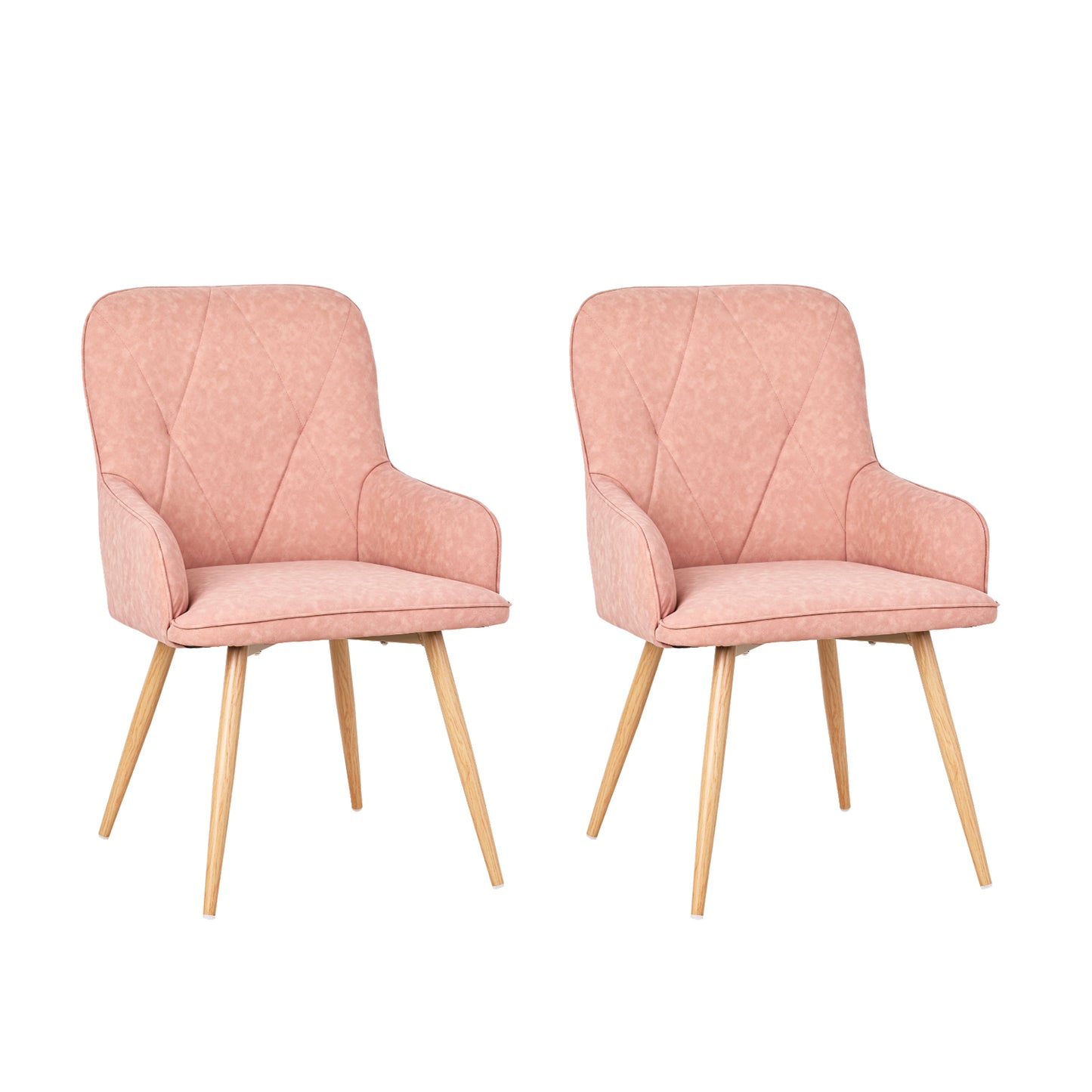 HOMAVO Set of 2 Modern Dining, Living Room & Office Chairs – Ergonomic & Durable Seating
