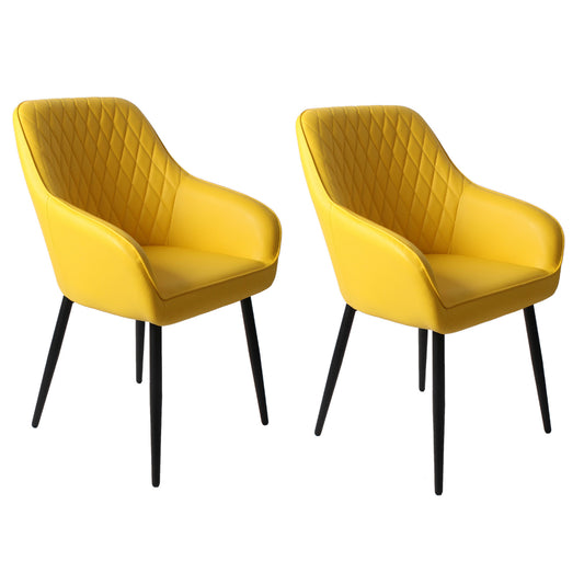 HOMAVO 2-Pack Modern Chairs – Comfortable & Easy to Assemble