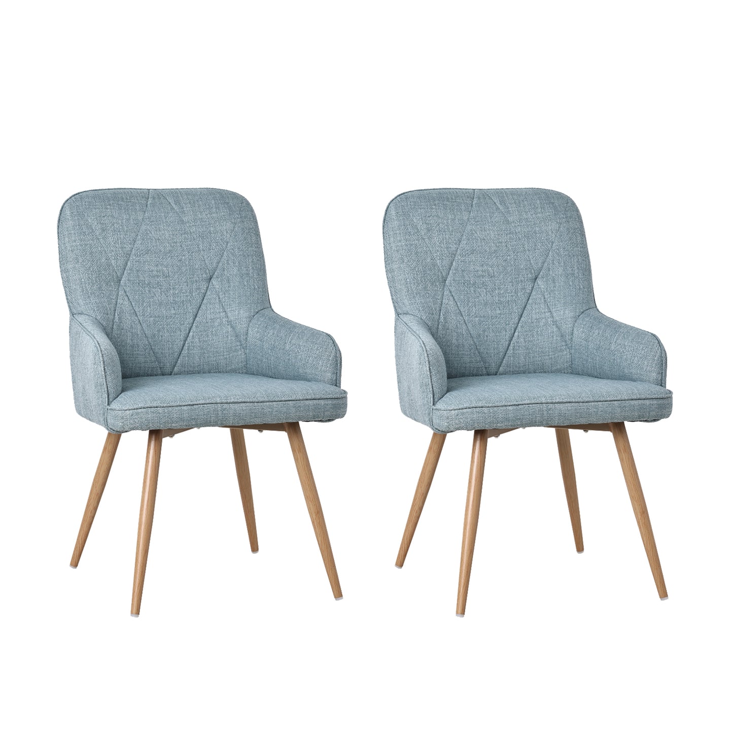 HOMAVO Set of 2 Modern Dining, Living Room & Office Chairs – Ergonomic & Durable Seating