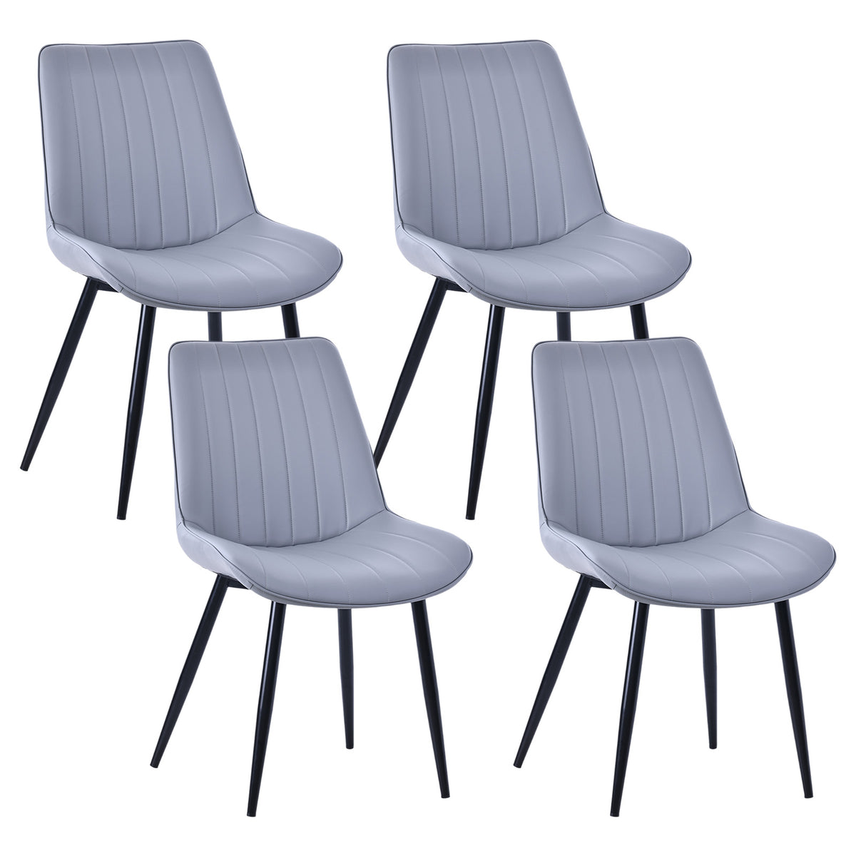 Upholstered Armless Dining Chairs – Sets of 2, 4 or 6