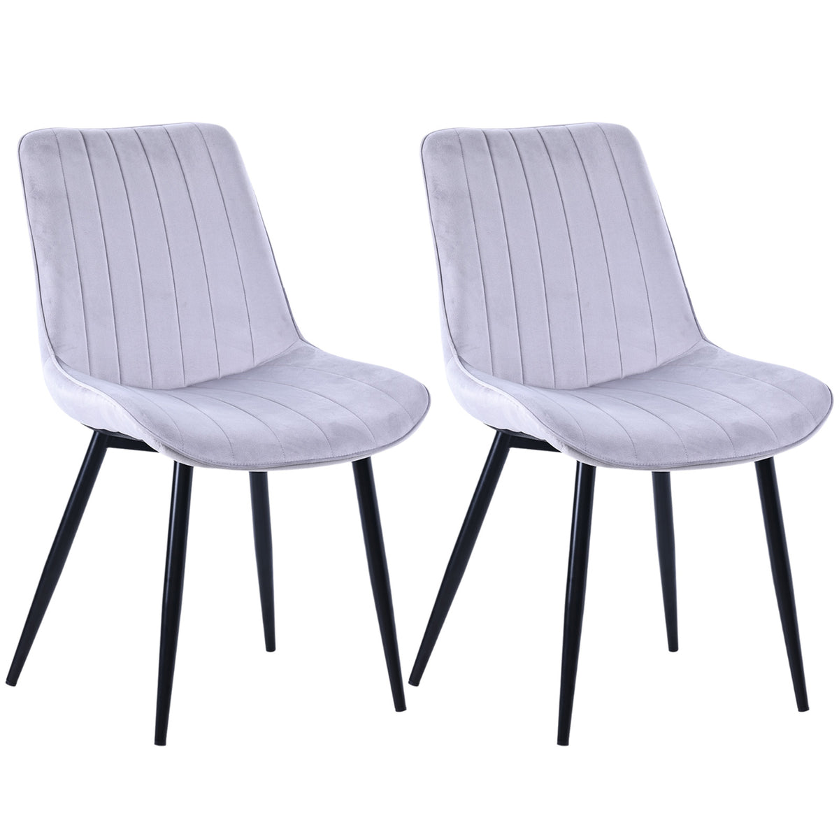 Upholstered Armless Dining Chairs – Sets of 2, 4 or 6