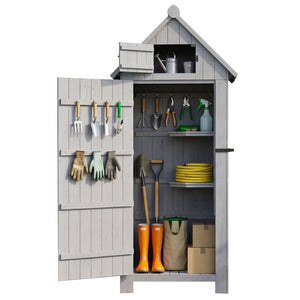 Wooden Garden Storage Cabinets & Log Store