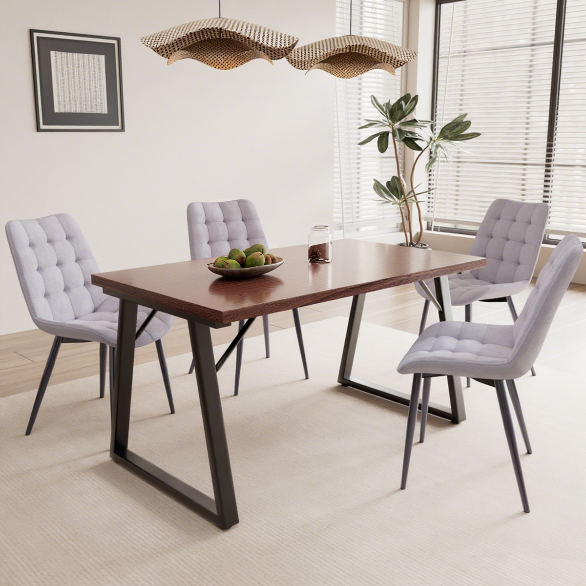 5-Piece Dining Table & Chair Sets