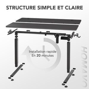 Essential Electric Standing Desk with Memory Presets, 70–115 cm