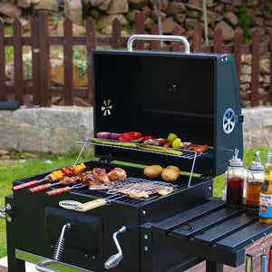 Outdoor BBQ Grills – Charcoal, Portable & Dual-Fuel Models