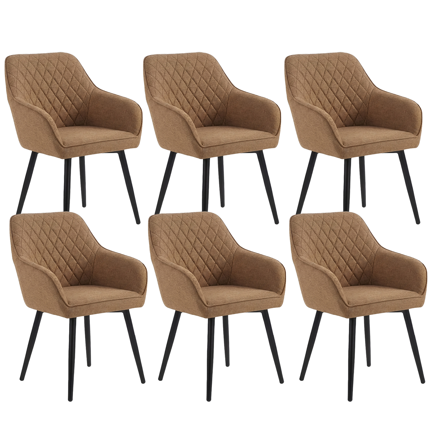 HOMAVO 2-Pack Modern Chairs – Comfortable & Easy to Assemble