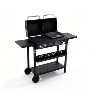 Outdoor BBQ Grills – Charcoal, Portable & Dual-Fuel Models