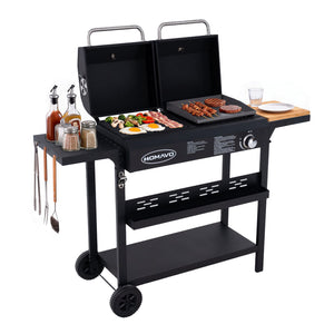 Outdoor BBQ Grills – Charcoal, Portable & Dual-Fuel Models