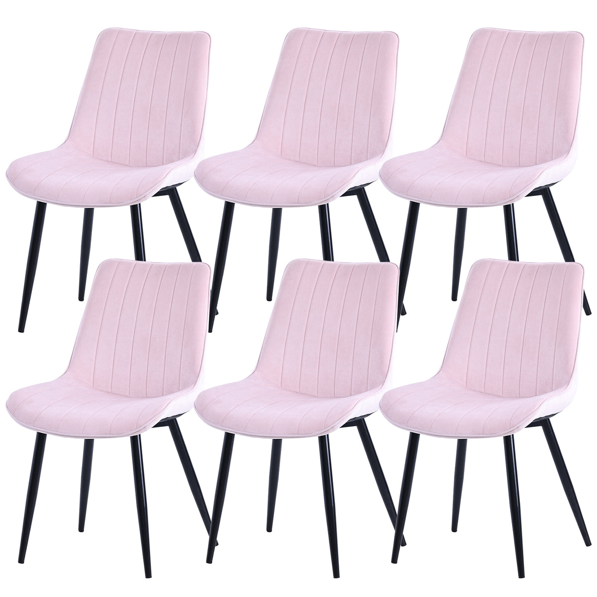 Upholstered Armless Dining Chairs – Sets of 2, 4 or 6