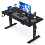 Plus Electric Standing Desk with USB-A & Type-C Charging, 70–117 cm