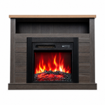 Electric Fireplace Cabinet with Remote Control — 14″ to 50″