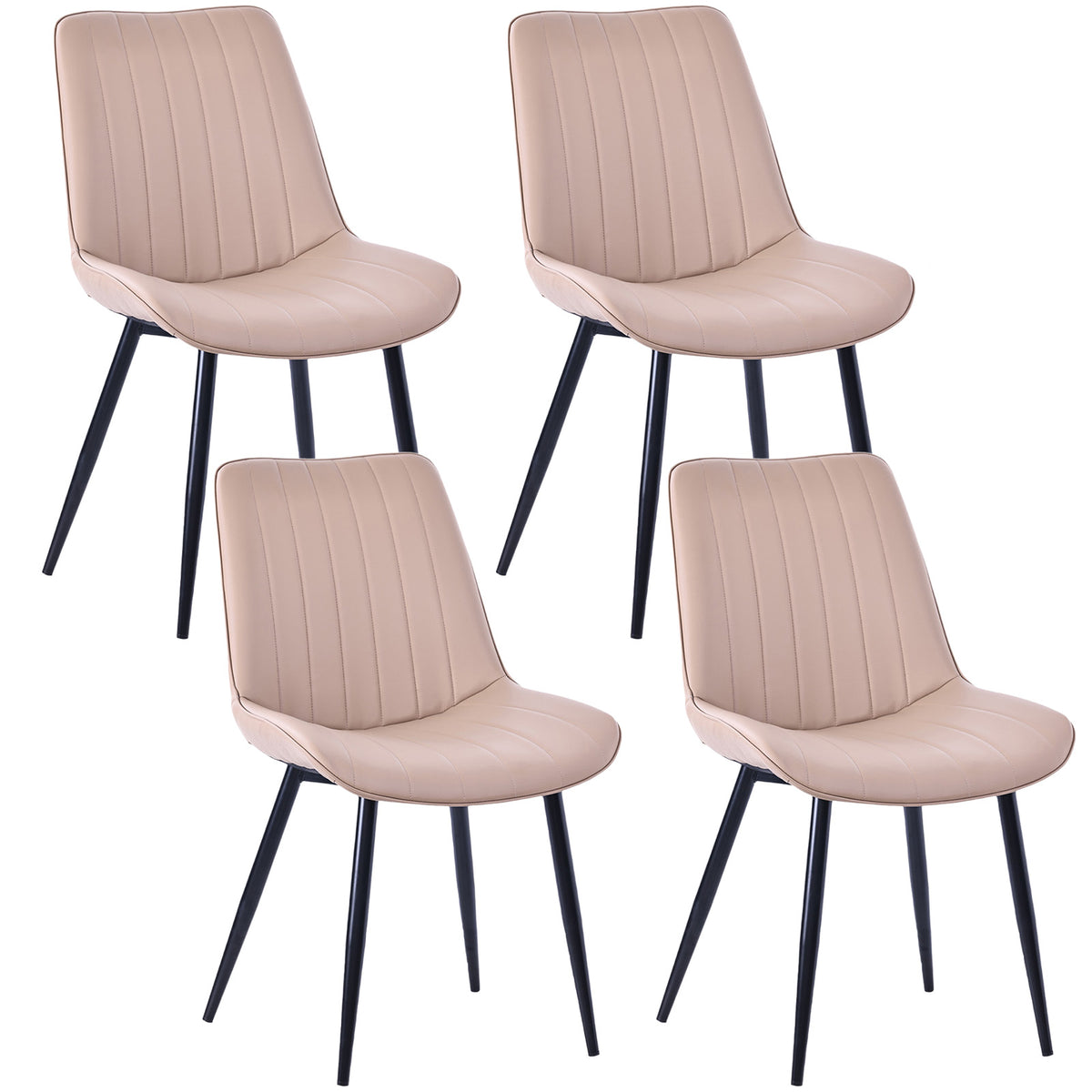 Upholstered Armless Dining Chairs – Sets of 2, 4 or 6