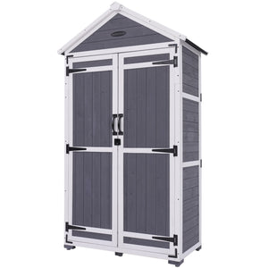 Wooden Garden Storage Cabinets & Log Store