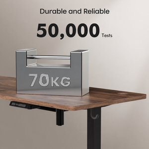 Plus Electric Standing Desk with USB-A & Type-C Charging, 70–117 cm