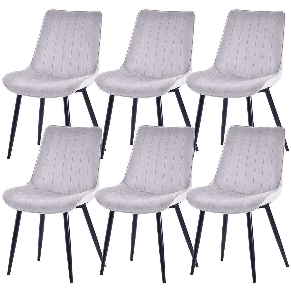 Upholstered Armless Dining Chairs – Sets of 2, 4 or 6