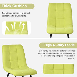 Upholstered Armless Dining Chairs – Sets of 2, 4 or 6