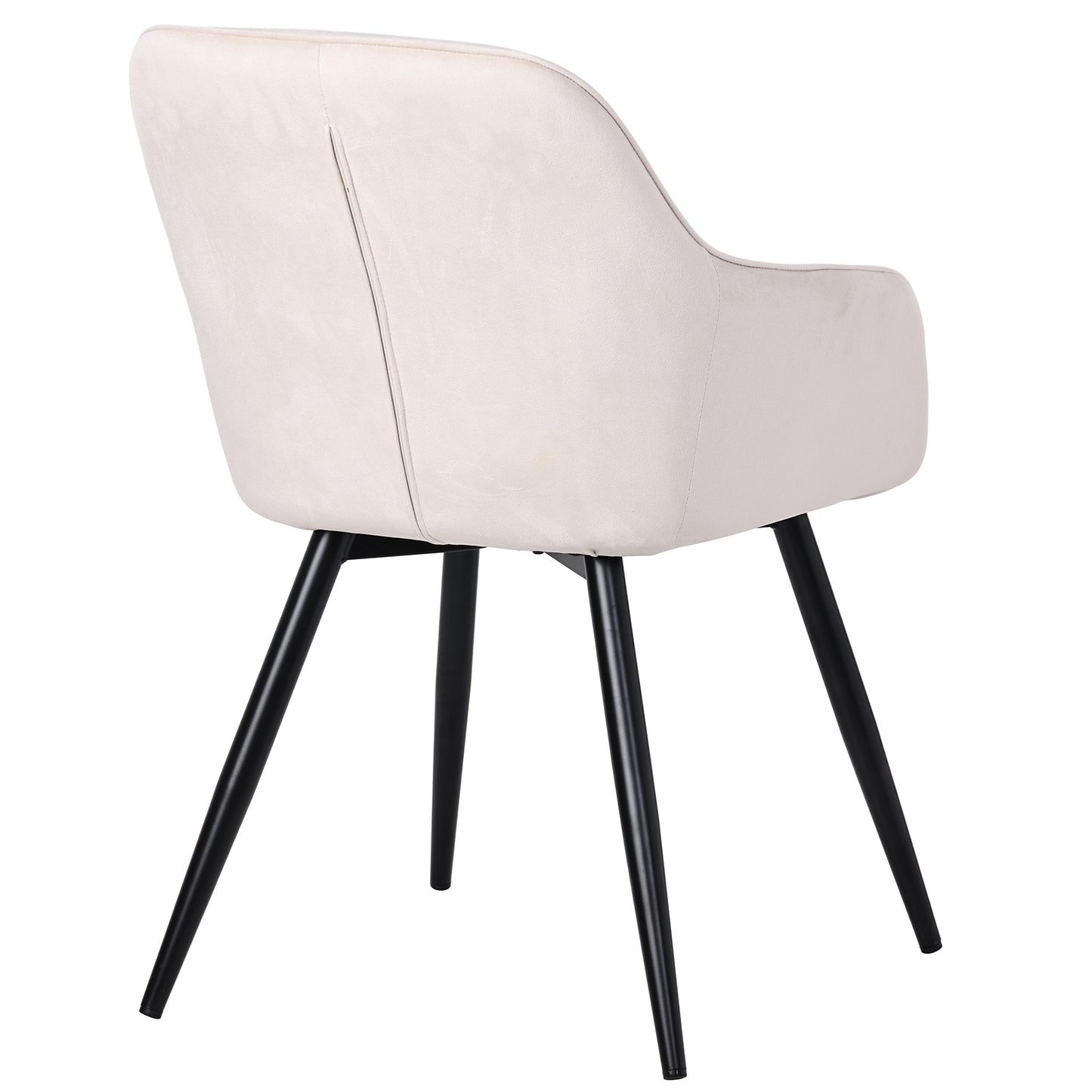 HOMAVO Set of 2 Modern Ergonomic Dining & Office Chairs – Comfortable Living Room Seating