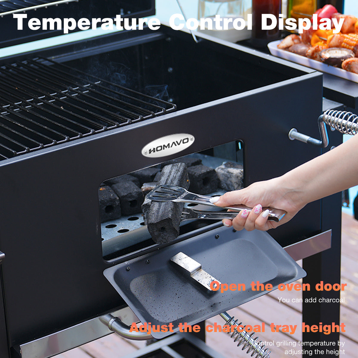 Outdoor BBQ Grills – Charcoal, Portable & Dual-Fuel Models