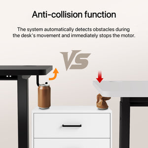 Essential Electric Standing Desk with Memory Presets, 70–115 cm