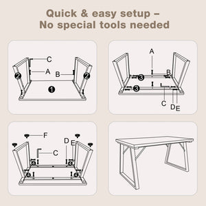 5-Piece Dining Table & Chair Sets