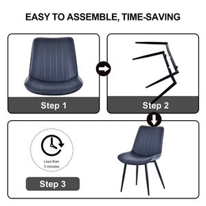 Upholstered Armless Dining Chairs – Sets of 2, 4 or 6