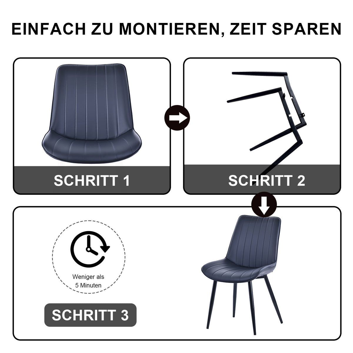 5-Piece Dining Table & Chair Sets