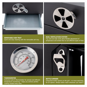 Outdoor BBQ Grills – Charcoal, Portable & Dual-Fuel Models
