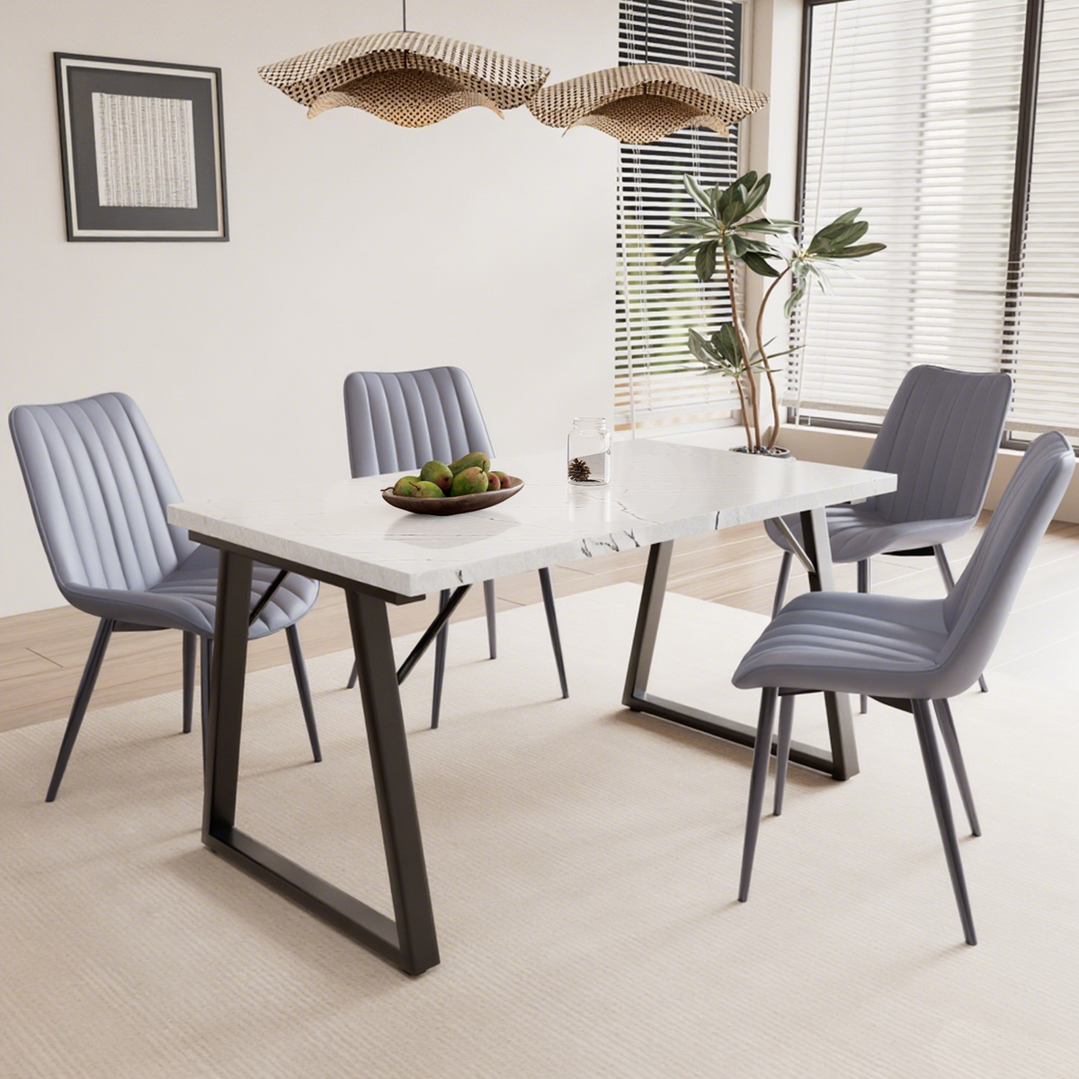 5-Piece Dining Table & Chair Sets