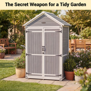 Wooden Garden Storage Cabinets & Log Store