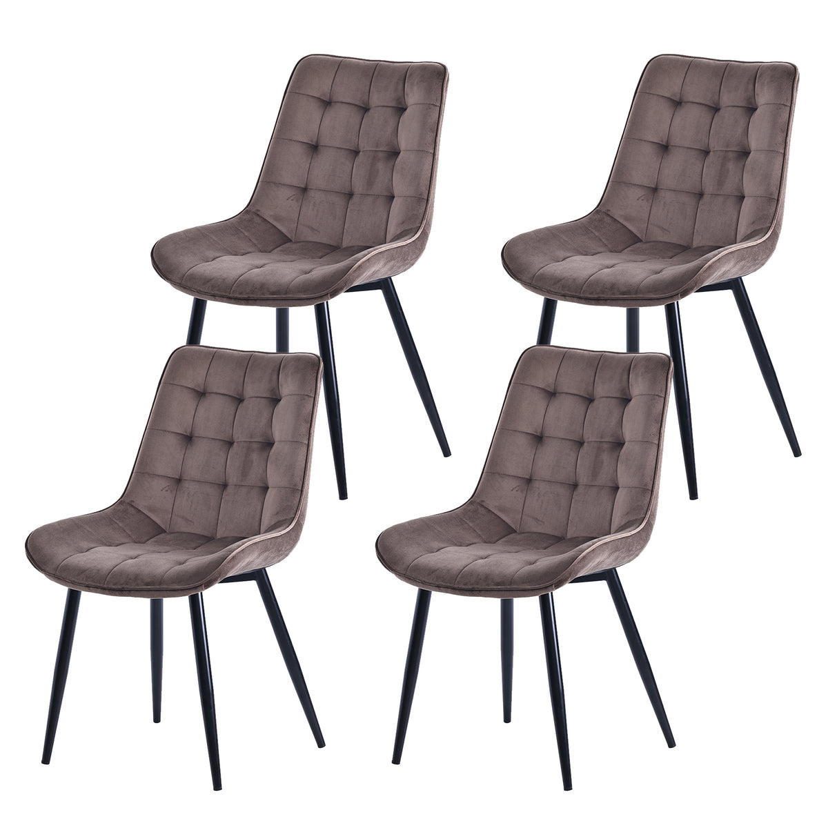 Upholstered Armless Dining Chairs – Sets of 2, 4 or 6
