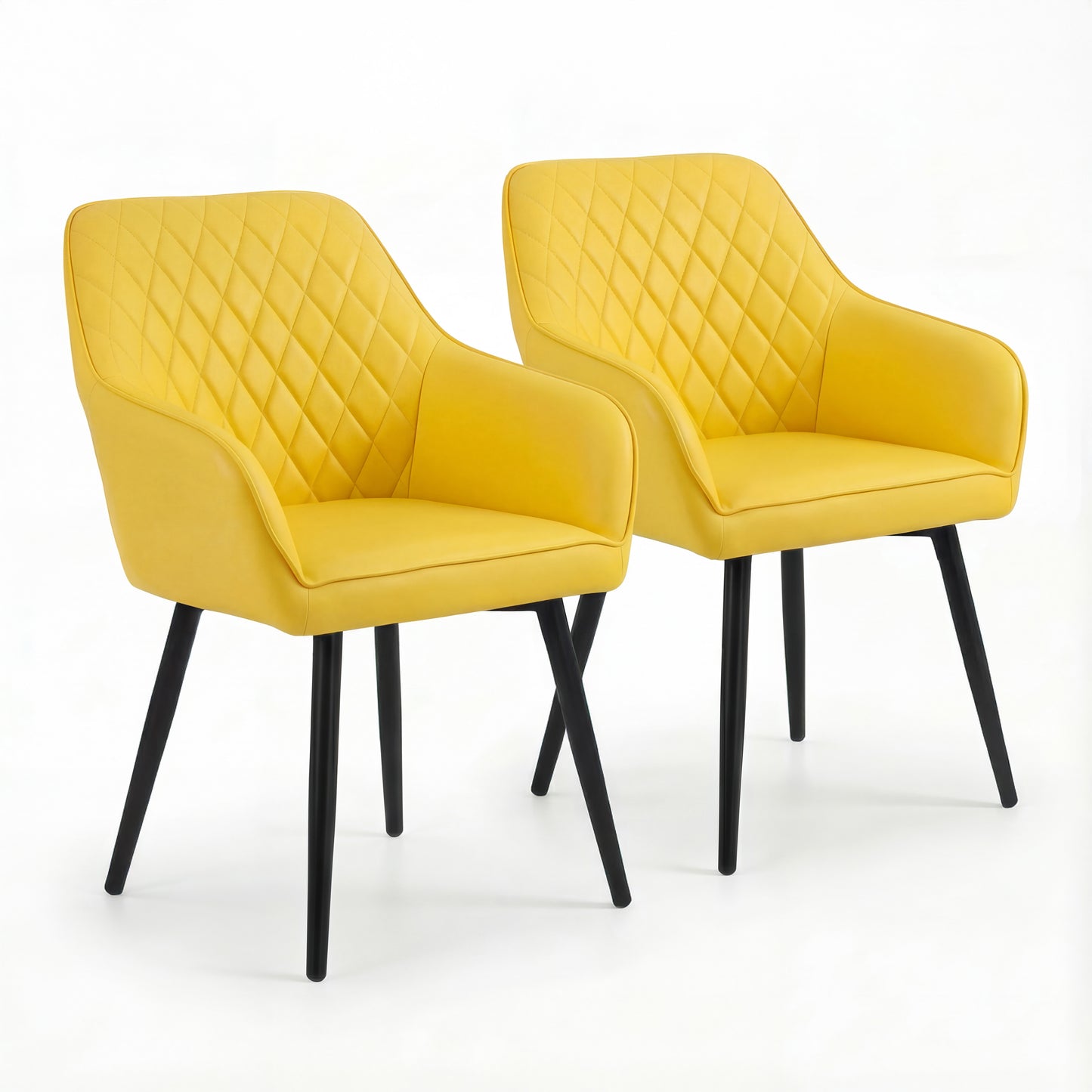 HOMAVO 2-Pack Modern Chairs – Comfortable & Easy to Assemble