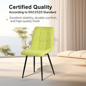 Upholstered Armless Dining Chairs – Sets of 2, 4 or 6