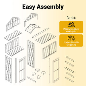 Wooden Garden Storage Cabinets & Log Store