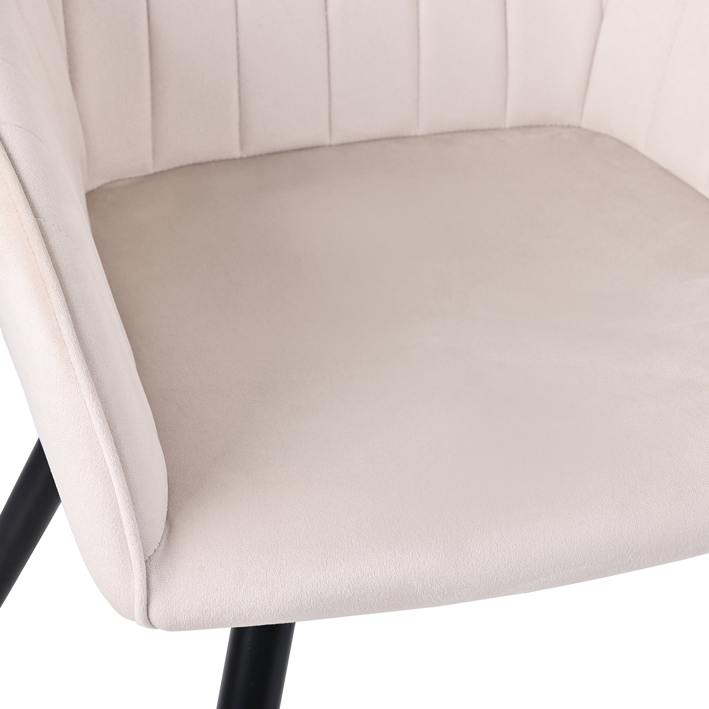 HOMAVO Set of 2 Modern Ergonomic Dining & Office Chairs – Comfortable Living Room Seating