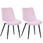 Upholstered Armless Dining Chairs – Sets of 2, 4 or 6