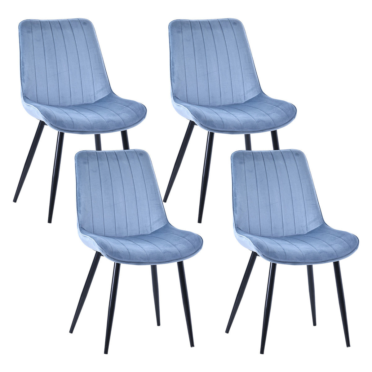 Upholstered Armless Dining Chairs – Sets of 2, 4 or 6