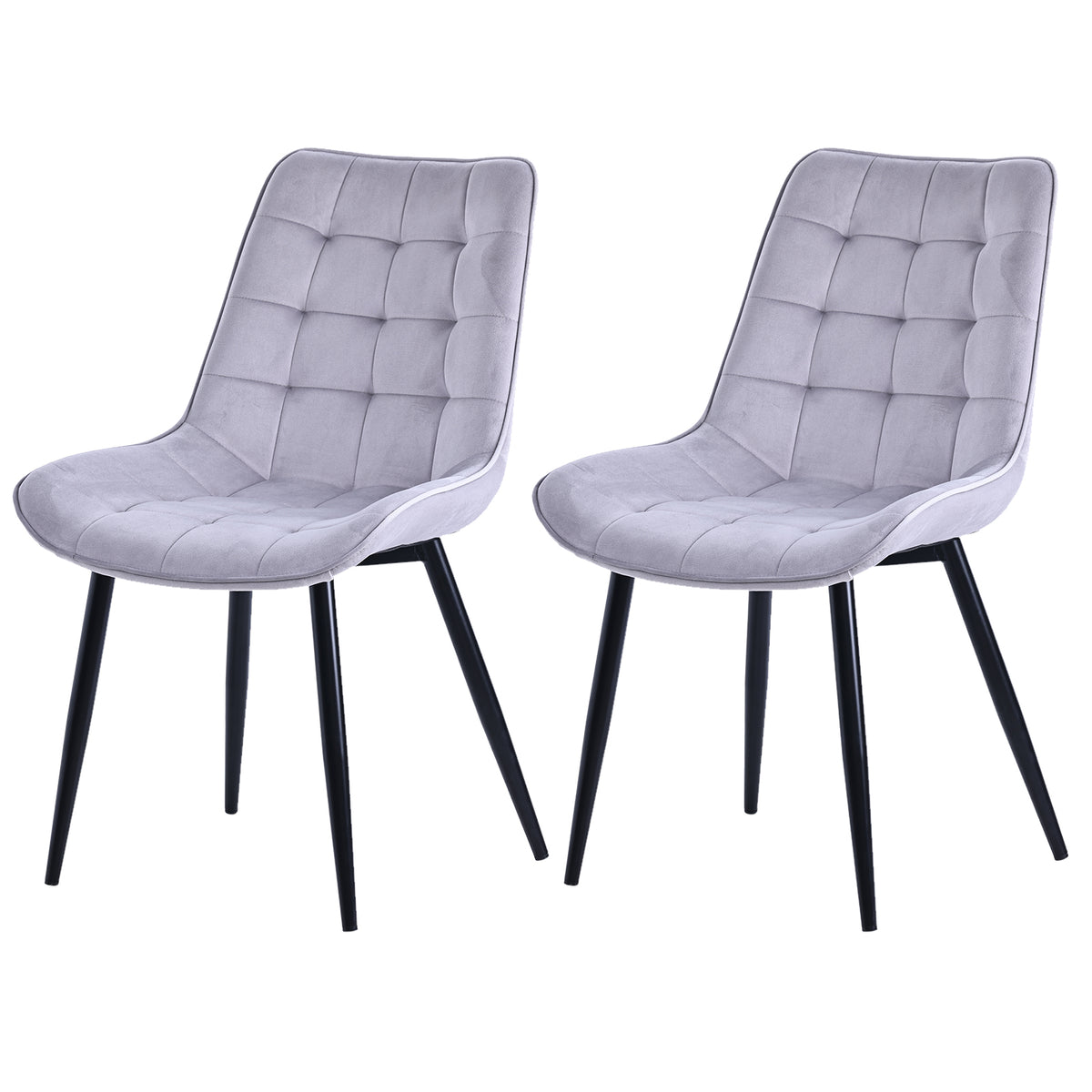 Upholstered Armless Dining Chairs – Sets of 2, 4 or 6