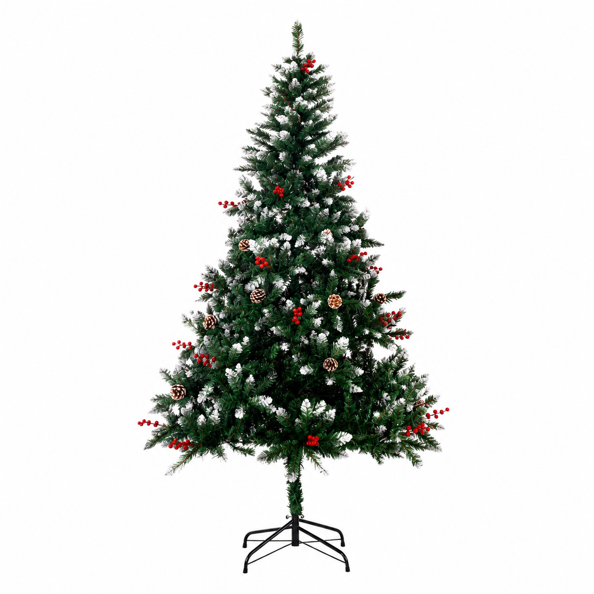HOMAVO XMS-T2-150cm Artificial Christmas Tree – Christmas Tree 150cm, suitable for homes, gardens, shopping malls, hotels,  parties and other Christmas scenes.