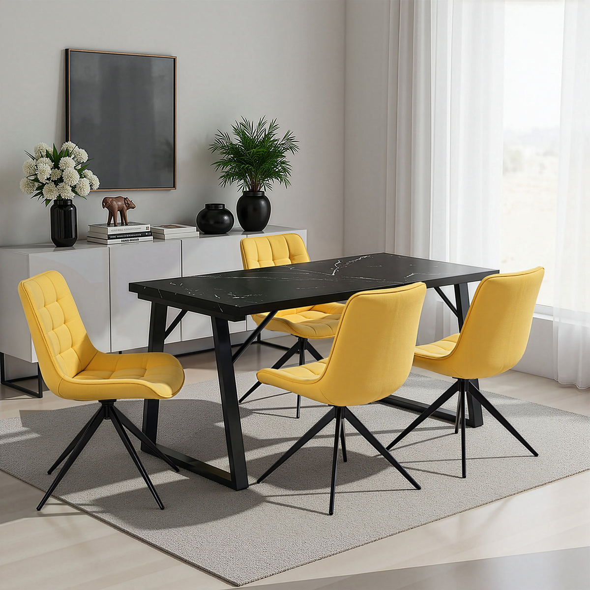 5-Piece Dining Table & Chair Sets