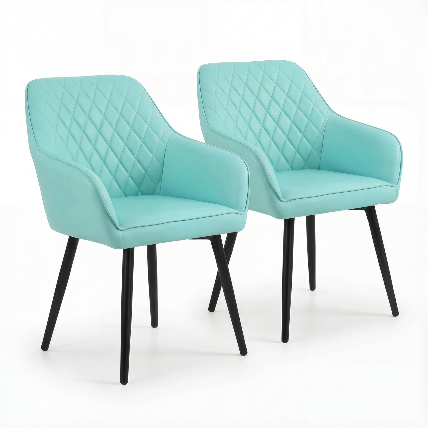 HOMAVO 2-Pack Modern Chairs – Comfortable & Easy to Assemble